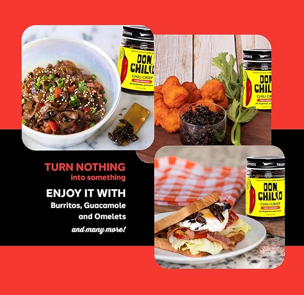 DON CHILIO MEDIUM HEAT SERRANO MEXICAN CHILE CRISP, 5 OZ. – CRUNCHY SLICED SERRANO FRIED CHILI PEPPERS IN HOT SEASONED 100% OLIVE OIL – KETO-FRIENDLY, VEGAN, GLUTEN FREE