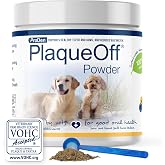 ProDen PlaqueOff Powder for Dogs - Dog Tartar and Plaque Remover - 180g | Accepted by the VOHC for Helping with Plaque and Tartar Control for Dogs - Supports Fresher Breath and Dental Hygiene