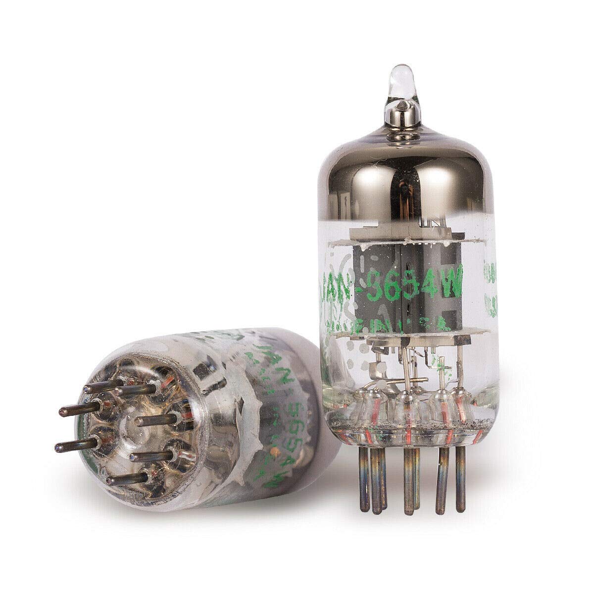 Nobsound Matched Pair 7-Pin GE JAN 5654W Valve Tubes Upgrade for 6AK5/6J1/6Ж1/EF95/6J1P