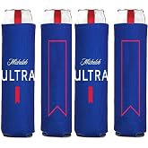 Michelob Ultra Slim Line Can Cooler - Fits 12 Ounce Slim Cans - Set of 4