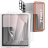 WYQLTD [8 Pack] for Samsung Galaxy Z Fold 7 Screen Protector | 4 Pack Inner TPU Film + 2 Pack Front Glass Screen Protector + 