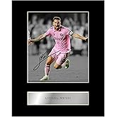 Lionel Messi IM Pre Printed Signature Signed Mounted Photo Display #11 Printed Autograph Picture 10x8 Inch Mount