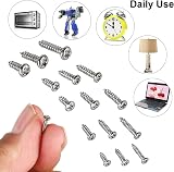 FandWay 750Pcs Tiny Self Tapping Screws Set M1 M1.2 M1.4 M1.5 M1.7 for Watches view 6