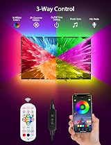 MATICOD LED TV Lights 32-43in RGB Backlight with Remote APP Control view 3