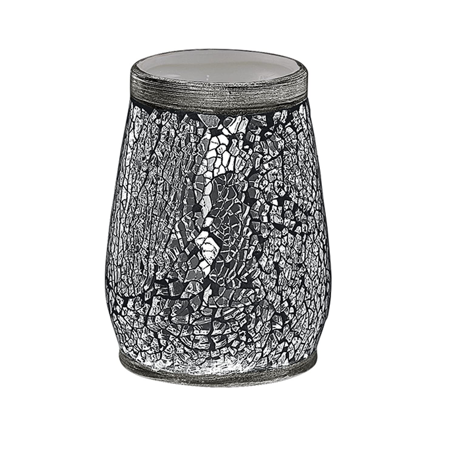 Gedy Grey G-Myosotis Bathroom Toothbrush Holder Ceramic Glass 2 Year Warranty Design R&S Dimensions 11.3 x 8.5 x 8.5 cm One Size