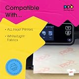 PPD Iron On Transfer Paper for Inkjet Light Fabric A4 8.5 x 11 10 Sheets view 5