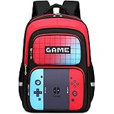 EINSZ Backpack For Boys bookbag Game Backpack For Kids Junior High School Primary School Boys Back pack