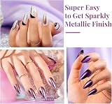 Beetles Chrome Nail Powder 8 colors Mirror Holographic Acrylic Gel Art view 4