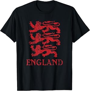 England Lion Symbol English Pride T-Shirt