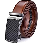 Men Belts Leather Male Slide Ratchet Work Dress Strap w Interchangeable Buckle Beltox