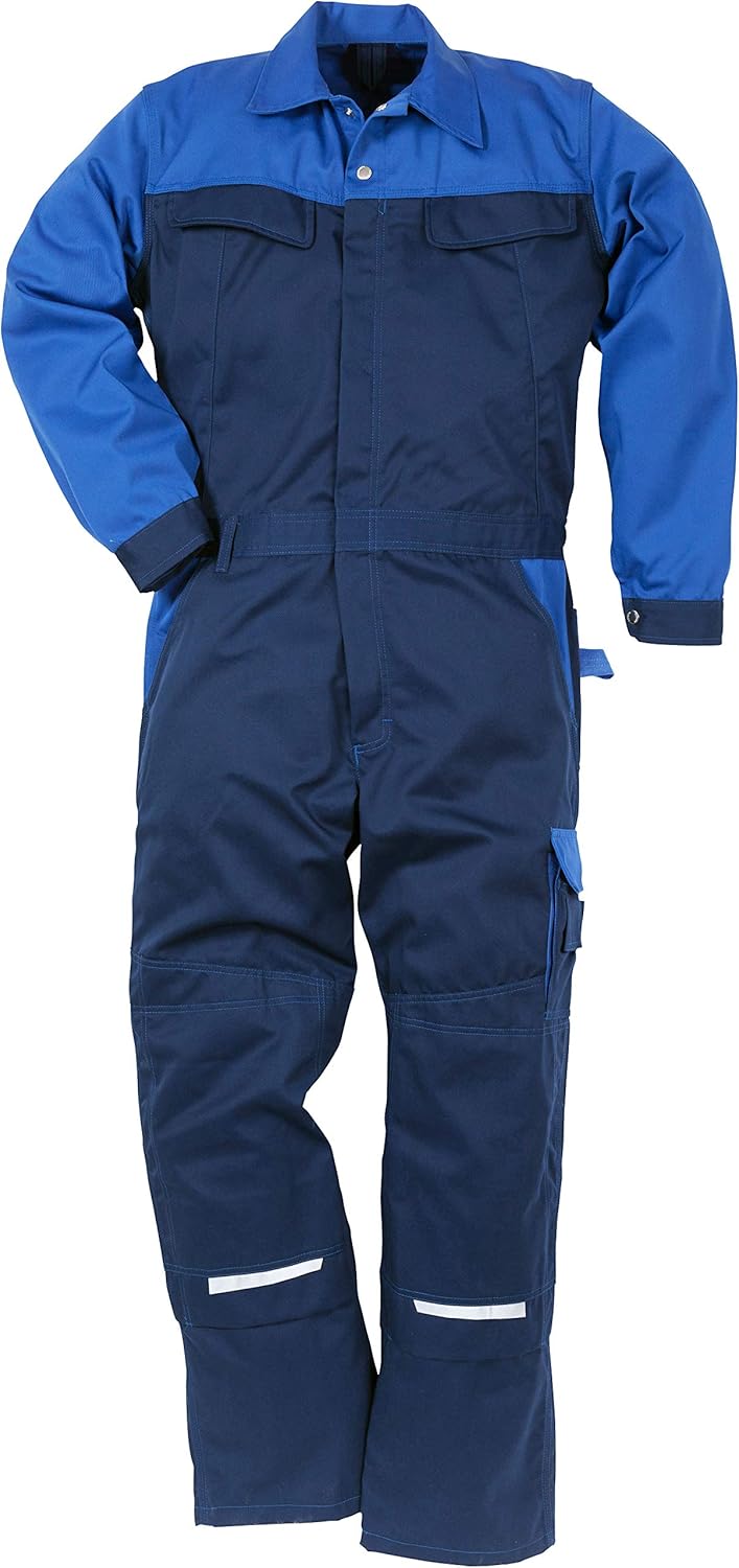 Fristads Kansas Workwear 100807 Work Coverall Navy/Royal L