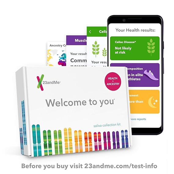 23andMe DNA Test Health + Ancestry Personal Service