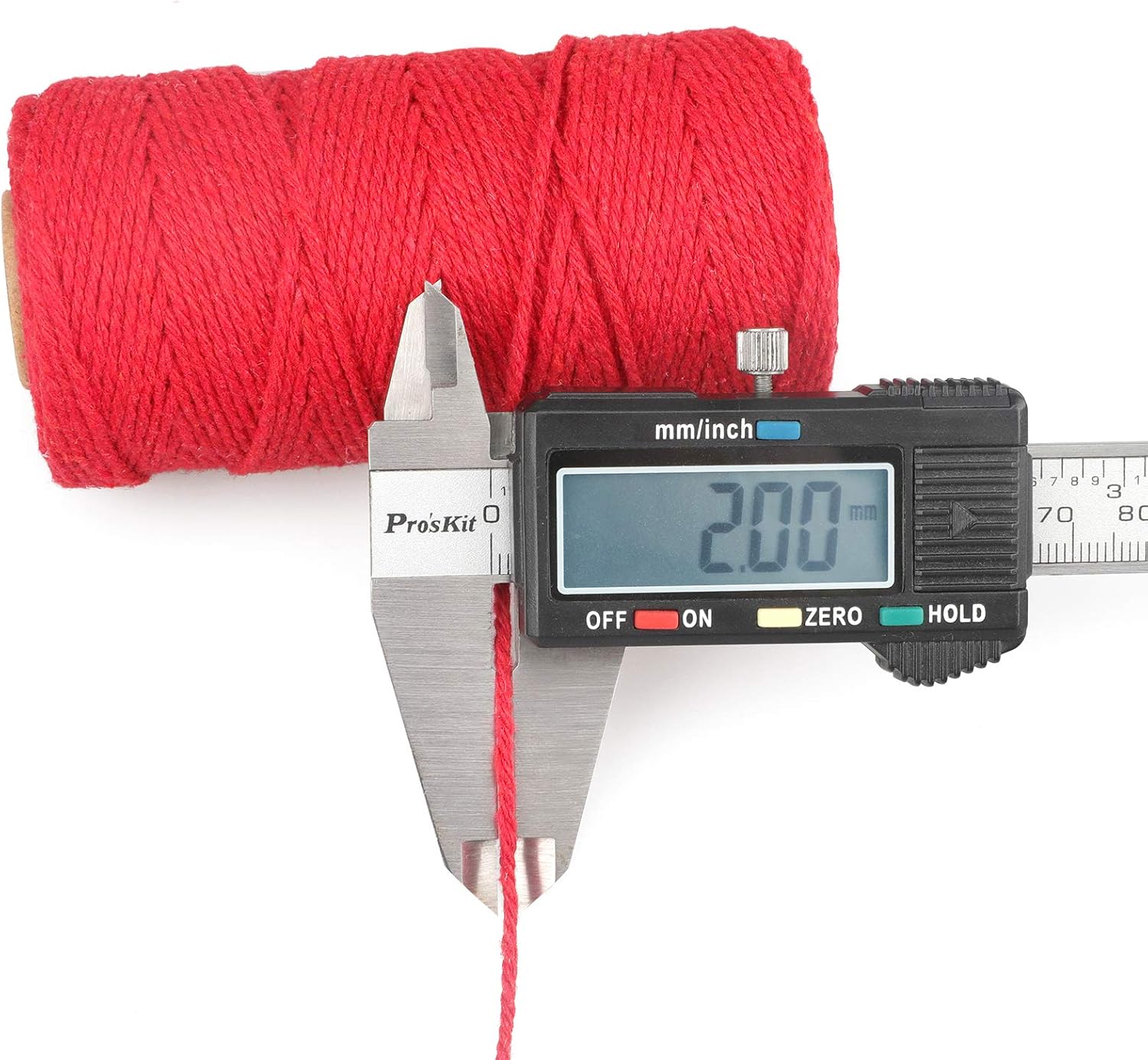 jijAcraft Red Cotton String Twine - Image 3