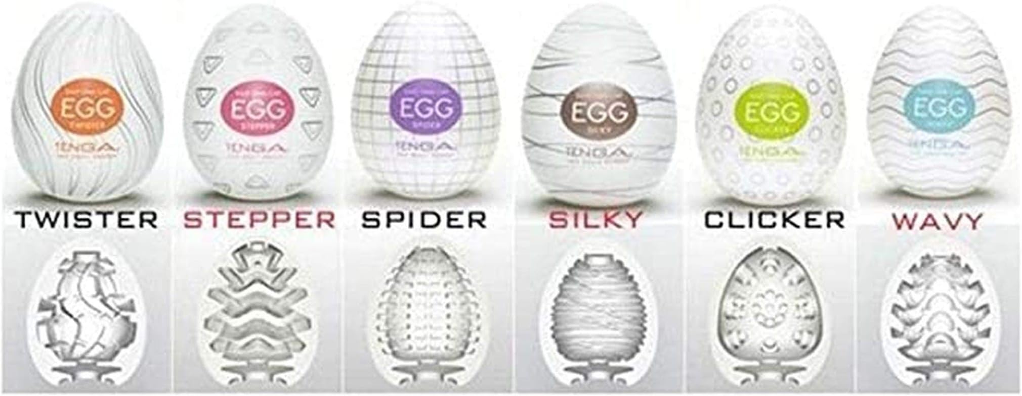 CFTGVBHJ 6pcs Egg Airplane Cup,Male Device Men's Toys Trainer,Stretch Materials, a Variety of Different Egg yolks