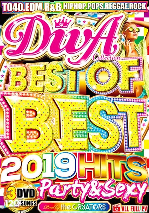 Amazon Co Jp 洋楽dvd 3枚組 1曲 Allフルpv パーティー セクシー Diva Collection Best Of Best The Cr3ators 3dvd 最新ヒットソング ポップでセクシーな歌姫pvベスト Dvd ブルーレイ