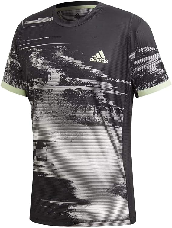 Amazon アディダス 半袖シャツ テニスウェア Ny Printed Tシャツ Fwh76 メンズ ブラック グレースリーf17 カーボン S18 Dz6216 日本 J M 日本サイズm相当 Tシャツ カットソー 通販