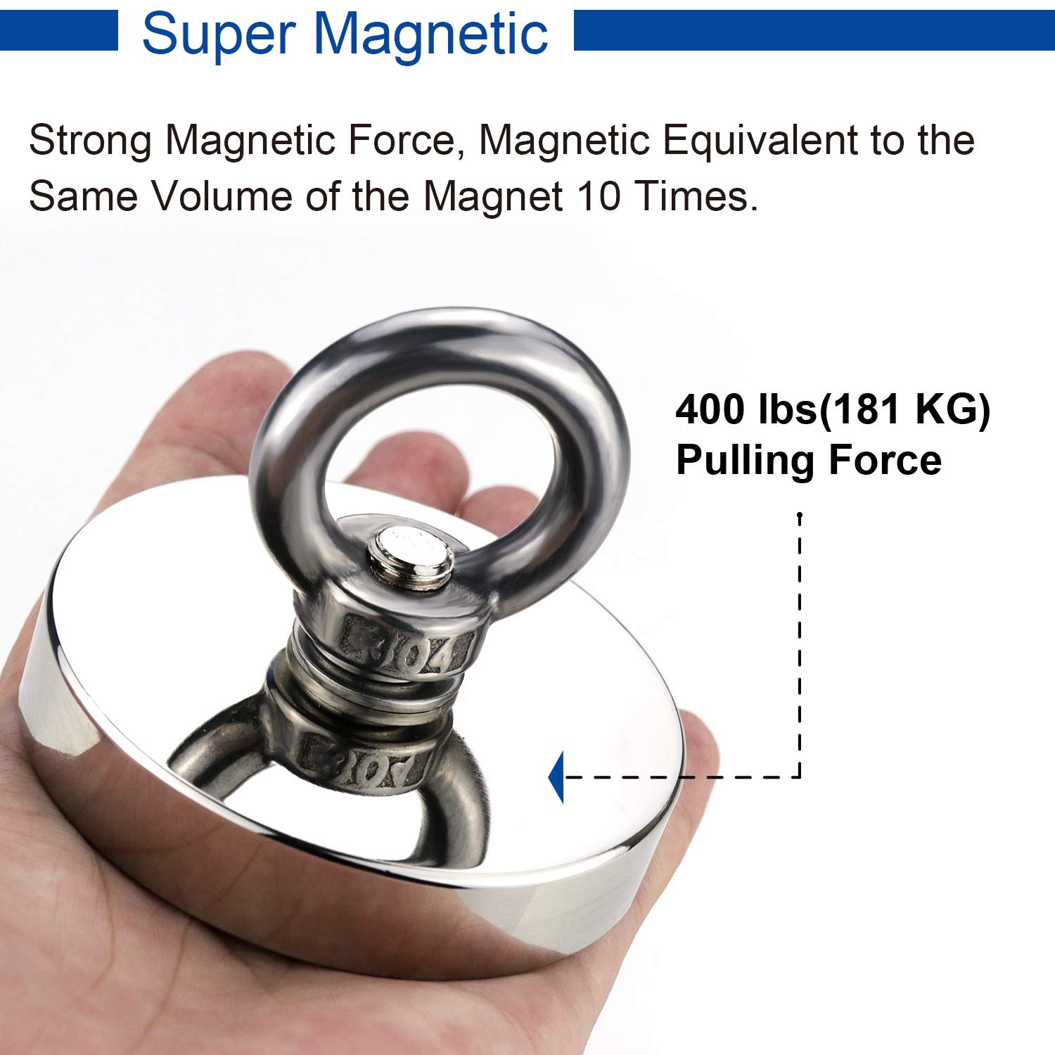 Download Pulling Force For Retrieving In River And Magnetic Fishing 181 Kg 400 Lbs Strong Neodymium Fishing Magnets With Countersunk Hole Eyebolt Diameter 2 36 Inch 60 Mm Rare Earth Magnets Industrial Magnets Rayvoltbike Com
