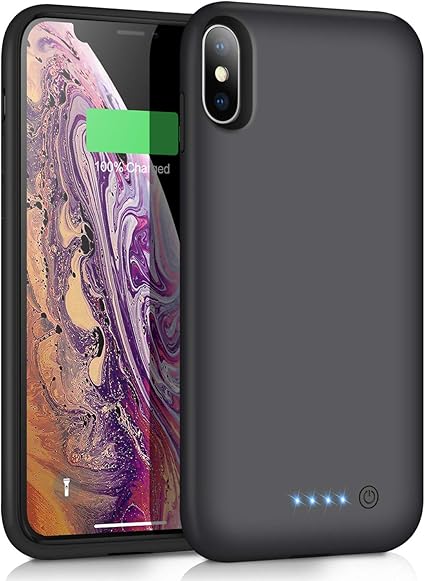 Amazon Com Vooe Battery Case For Iphone Xs Max 7800mah Portable