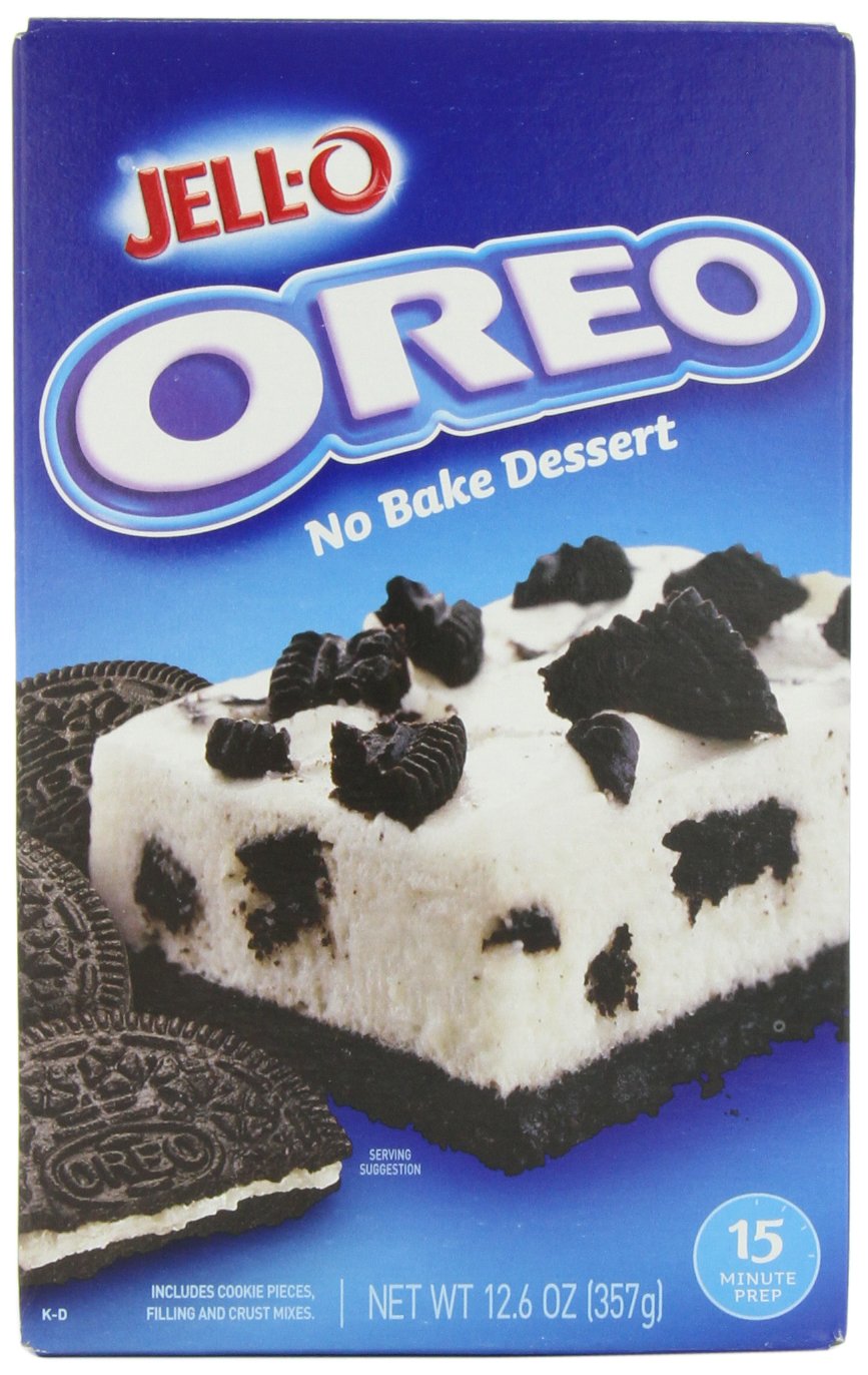 Amazon Com Jell O No Bake Oreo Dessert 12 6 Ounce Boxes Pack Of 5 Cooking And Baking Pudding Mixes Grocery Gourmet Food