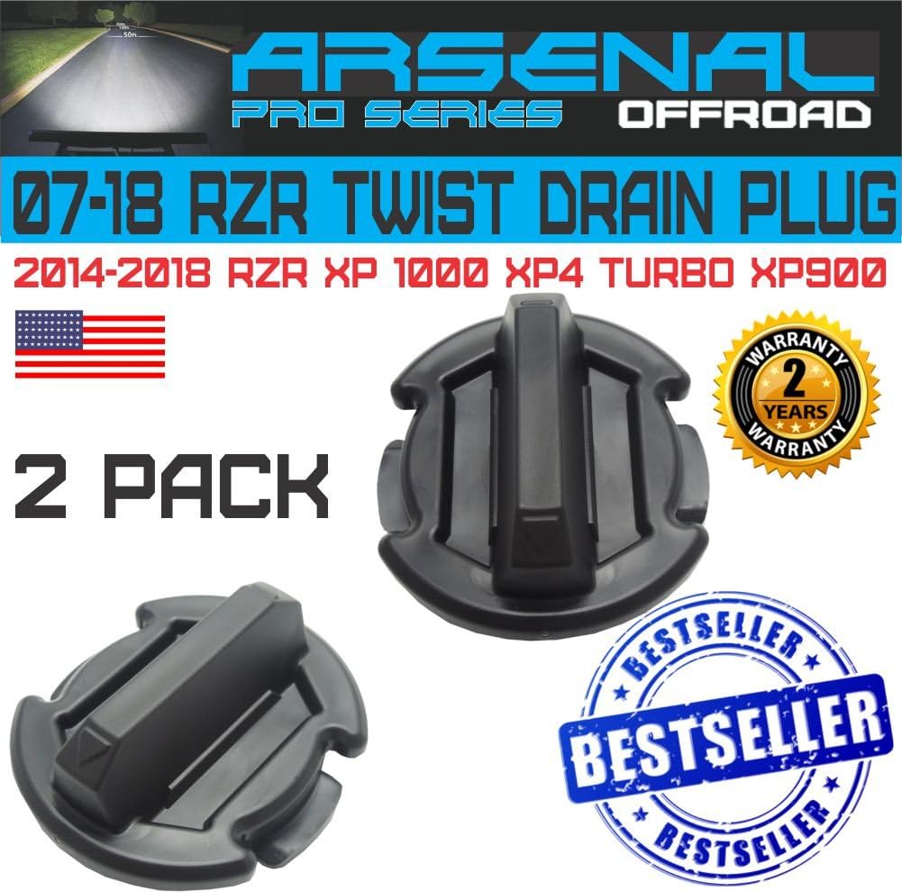 No.1 Twist Polaris floor Rocker Panel Drain Plug RZR XP900
