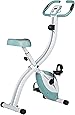 ultrasport foldable exercise bike with pulse sensor grips