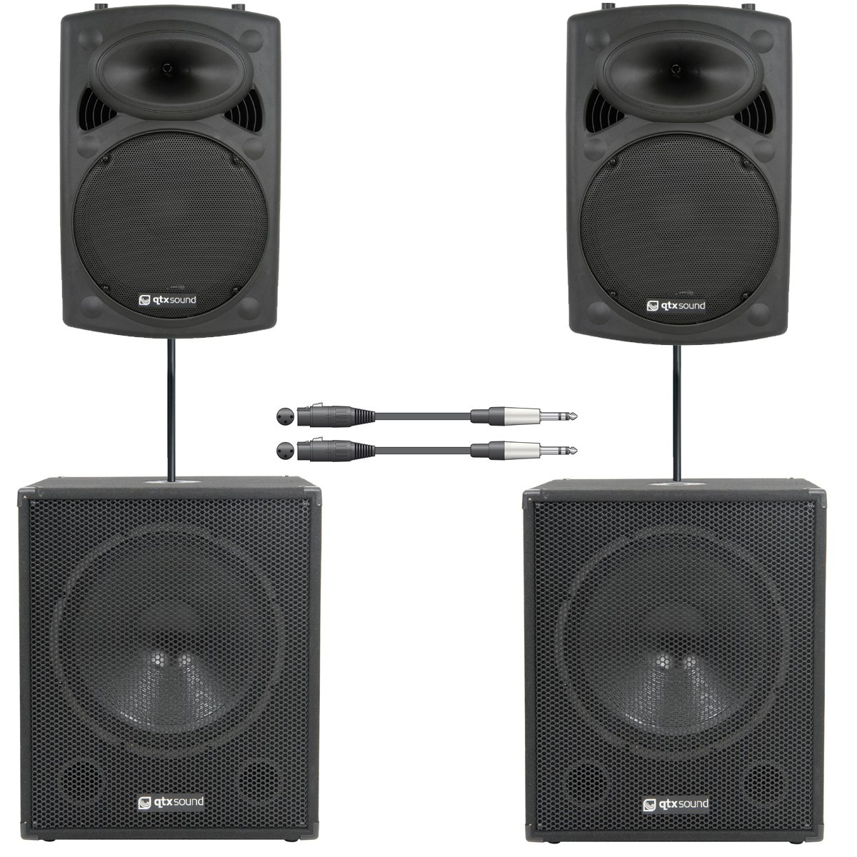 bass blaster powered woofer system price
