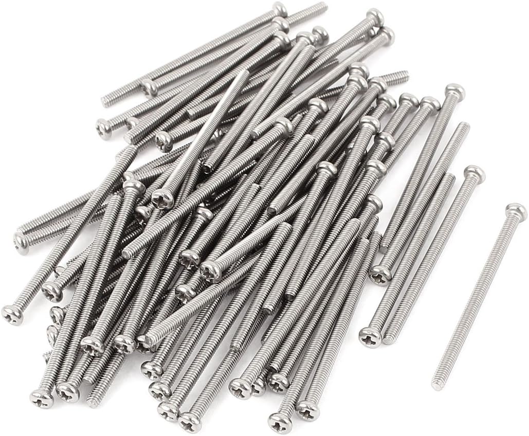 SOURCING MAP M2 5 X 40 Mm 304 Acero Inoxidable Philips Cabeza Redonda sourcing-map-m2-5-x-40-mm-304-acero-inoxidable-philips-cabeza-redonda