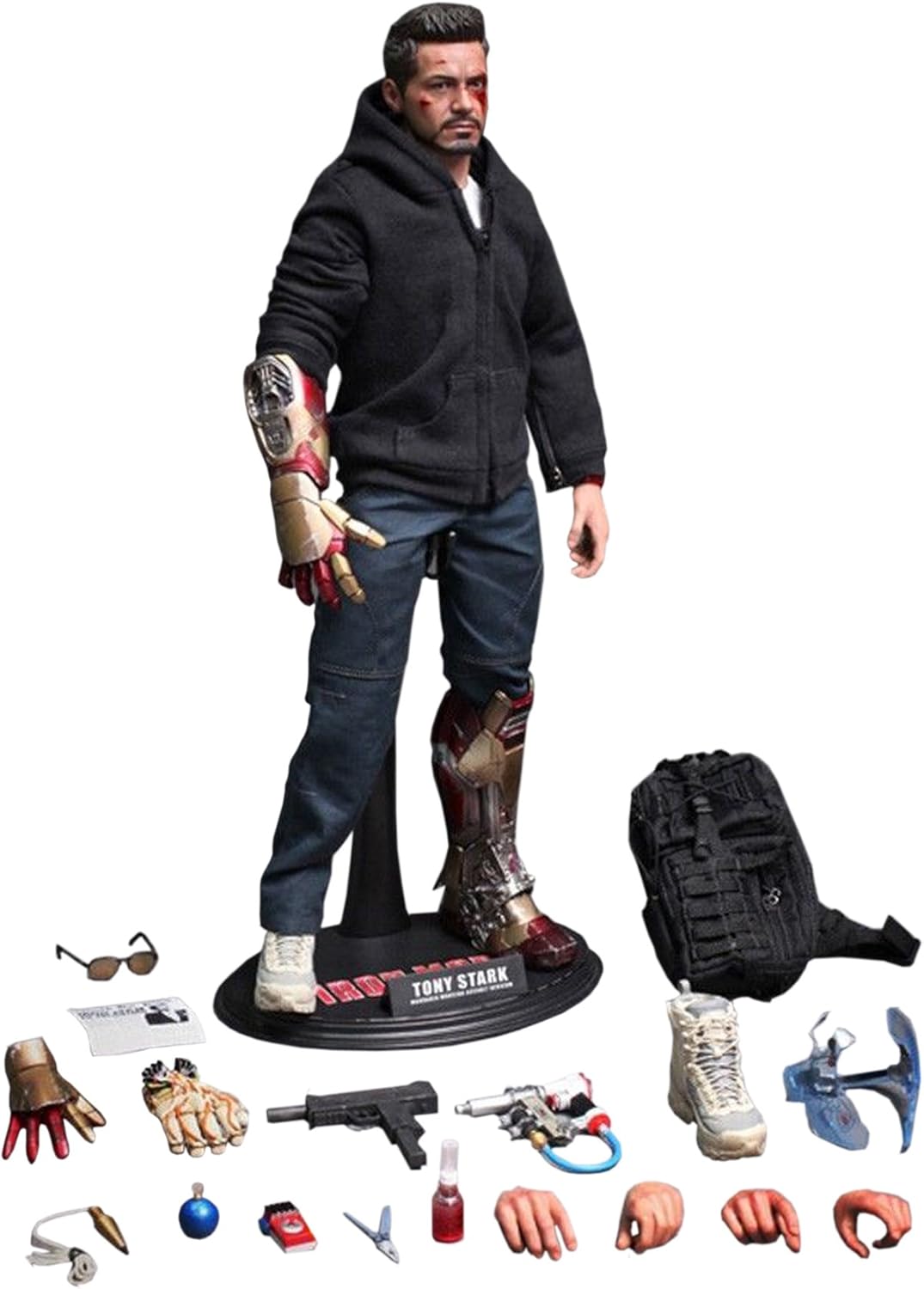 hot toys iron man 3 tony stark the mechanic