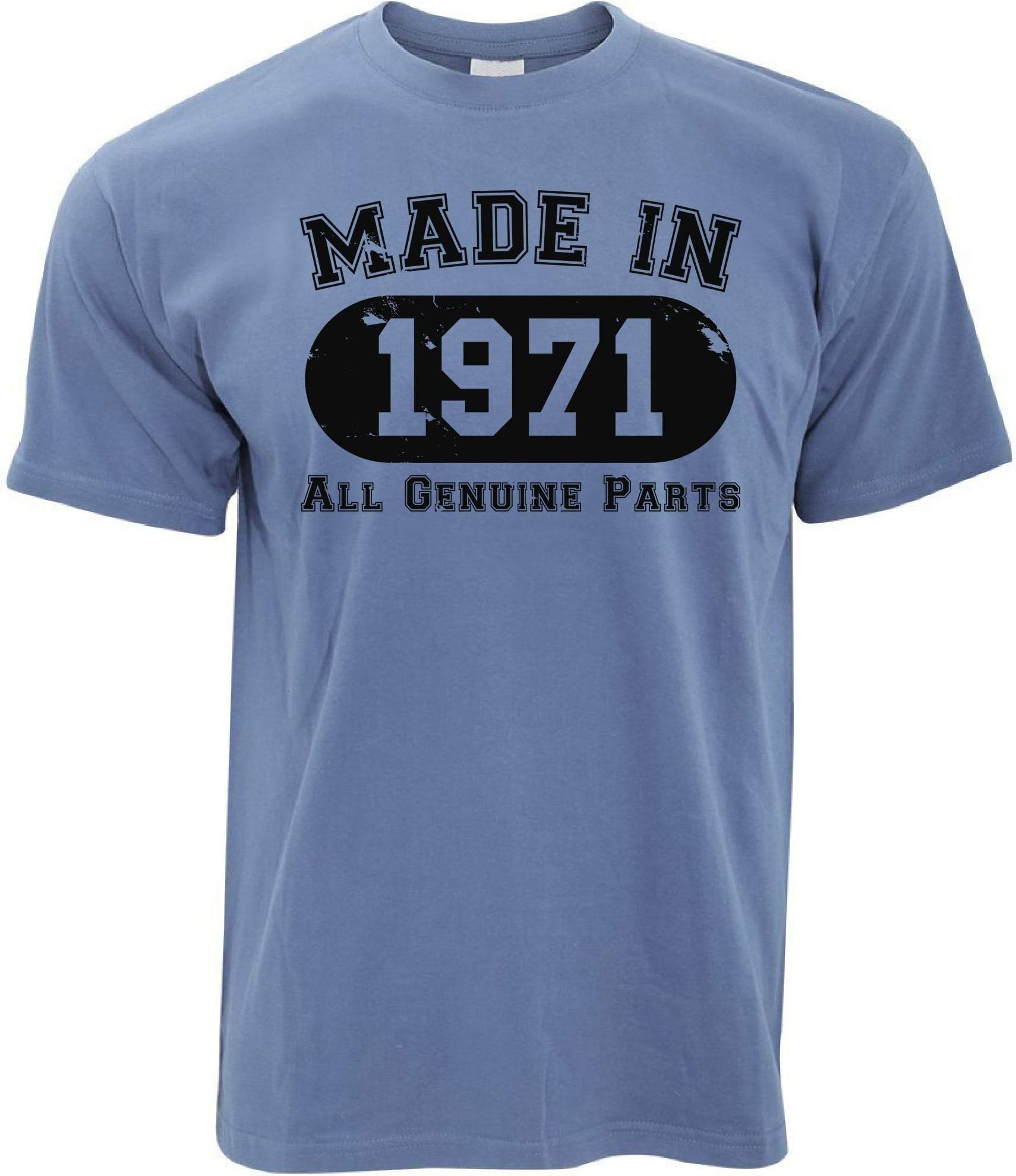 Tim And Ted 50th Birthday T Shirt Made in 1973 - All Genuine Parts