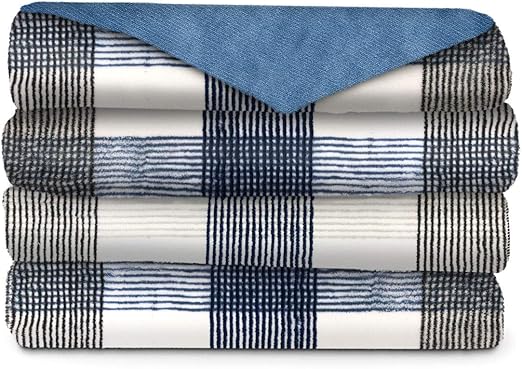 Amazon Com Sunbeam Microplush Comfy Toes Electric Heated Throw Blanket Foot Pocket Simple Plaid Lagoon Washable Auto Shut Off 3 Heat Settings Home Kitchen