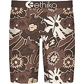 Ethika Boy's Staple Boxer Briefs, Soft 4-Way Stretch, No Ride-Up Fit - Hawaiian Bloom