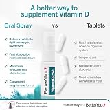 BetterYou Vitamin D3 K2 Oral Spray 4000 IU MK-7 Peppermint 1-Month view 4