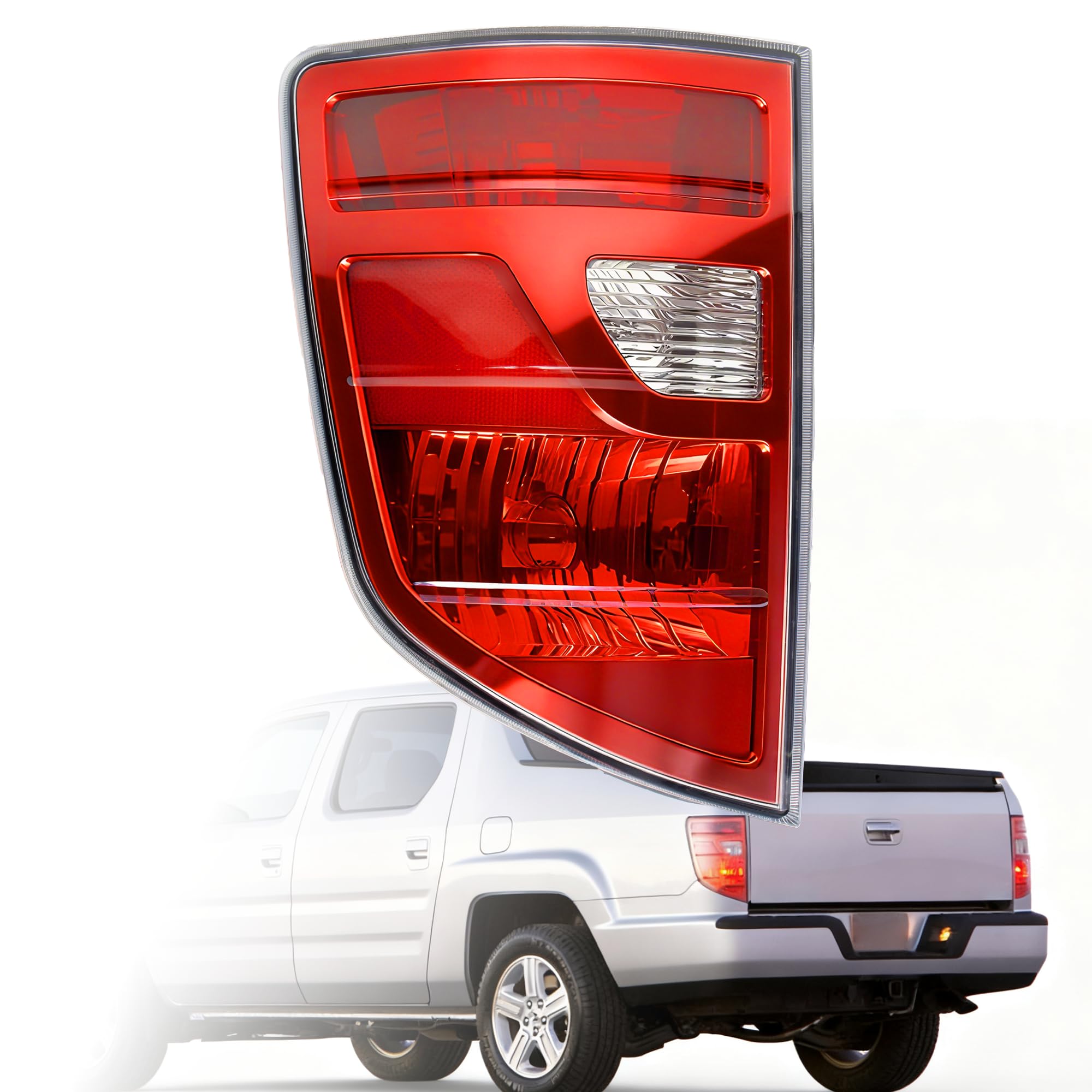 ChaoTianxia luz trasera compatible con Honda Ridgeline 2009-2011 (lado izquierdo del conductor), reemplaza HO2818140 33551-SJC-A11