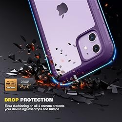 Diaclara Compatible with iPhone 11 Case, Full Body