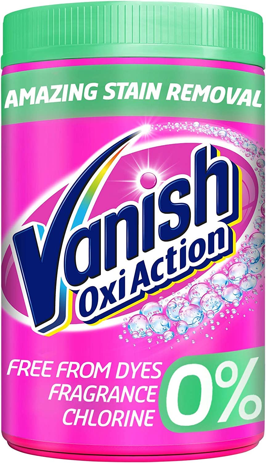 Vanish Fabric Stain Remover, Platinum Oxi Action Powder Crystal Whites, 1.41 kg