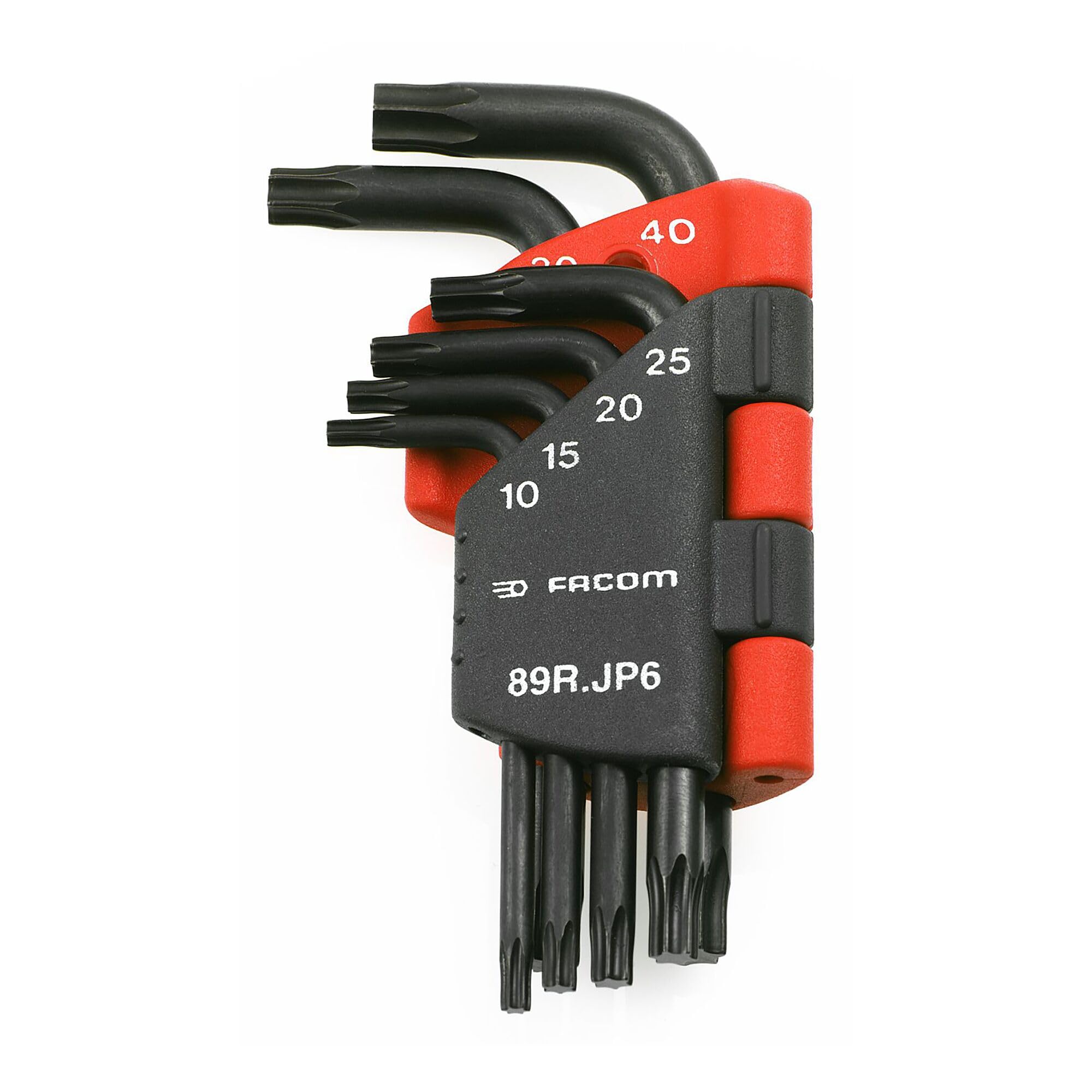 Facom FCM89RJP6 89R.JP6 10 - 40mm Hex Key Set with Long Resistorx (6 Pieces)