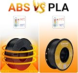 Kingroon ABS Filament 1.75mm Black 1kg +/-0.03mm 3D Printer view 4