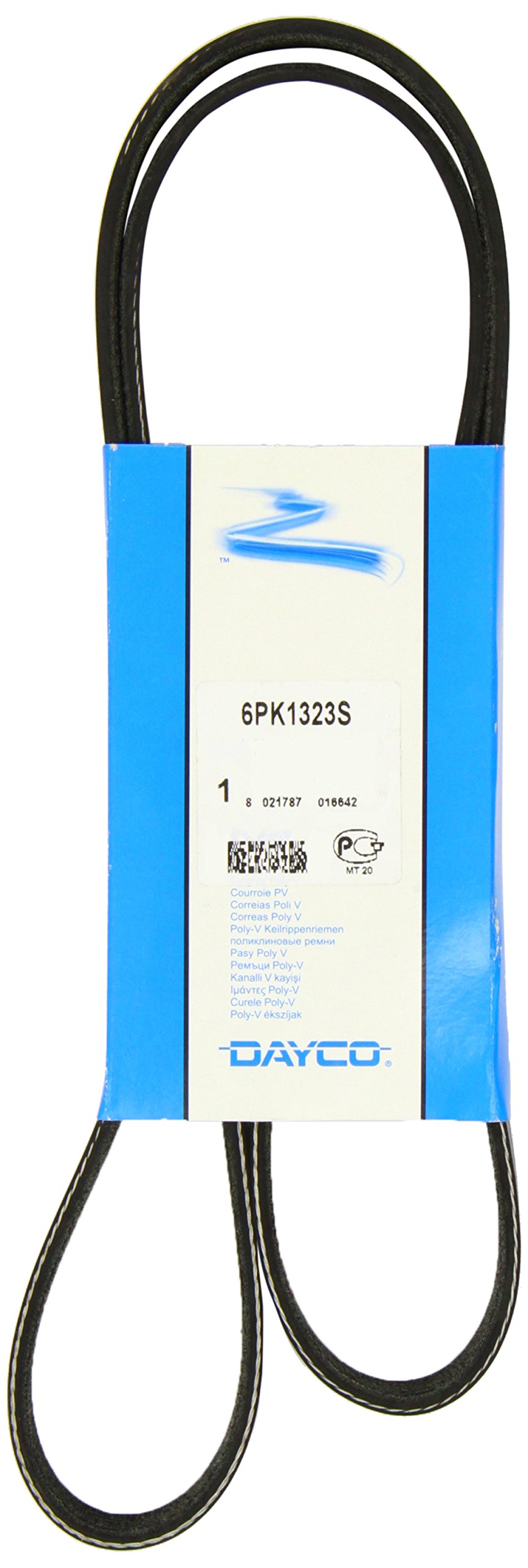 Dayco 6PK1323S Poly Rib Belt