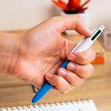 BIC 4 Colours Pens Multicolour Retractable Pack of 3 view 6