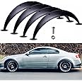 Universal 4pcs PP 2"/70mm Fender Flares Wide Body Kit Wheel Arches Compatible with Honda Civic Accord Ford Escape 2013-2022 Mazda MX5 Miata Toyota Tacoma