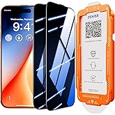 NeverBreak 9H+ Hardness for iPhone 17 Pro Privacy Screen Protector 12FT Military Grade Protection (Scratch, Shatter, Drop Resistance) Tempered Glass Full Coverage 6.3", 2 Pack with De-Bubble Card