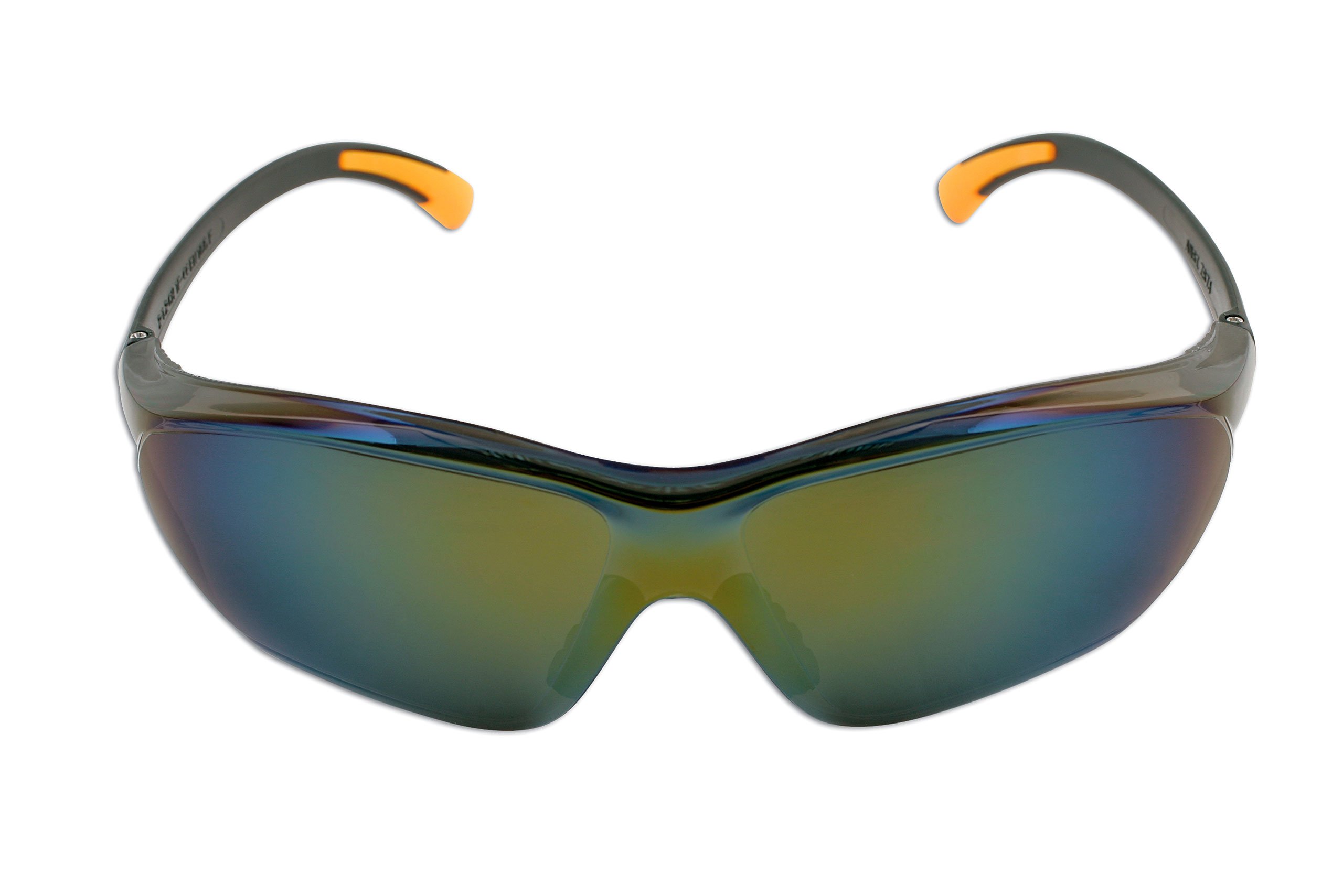 Laser 5675 Safety Glasses - Black/Mirrored