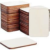 Bright Creations Unfinished Wood Cards - 36-Pack, 3.5 x 2.5 in, 0.1 in Thick - Engraving Wood Blanks for Gift Tags & Business Cards