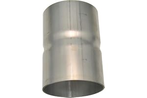 Elifecenter ID 2-1/2" to ID 2-1/2" Exhaust Coupler Stainless Steel Exhaust Adapter Fit for OD 2.5" Pipes