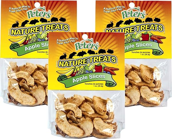 PETERS (3 PACK) APPLE SLICES SMALL ANIMAL NATURE...