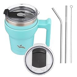 Konokyo 10 oz Tumbler with Handle and 2 Straw 2
