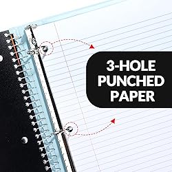 SUNEE 5 Subject Notebook College Ruled - 400