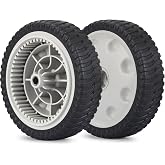 GICOOL 734-04018 734-04018C Front Wheels for Troy Bilt TB240 Lawn Mower | MTD 734-04018A 734-04018B Drive Wheels, 2 Pack