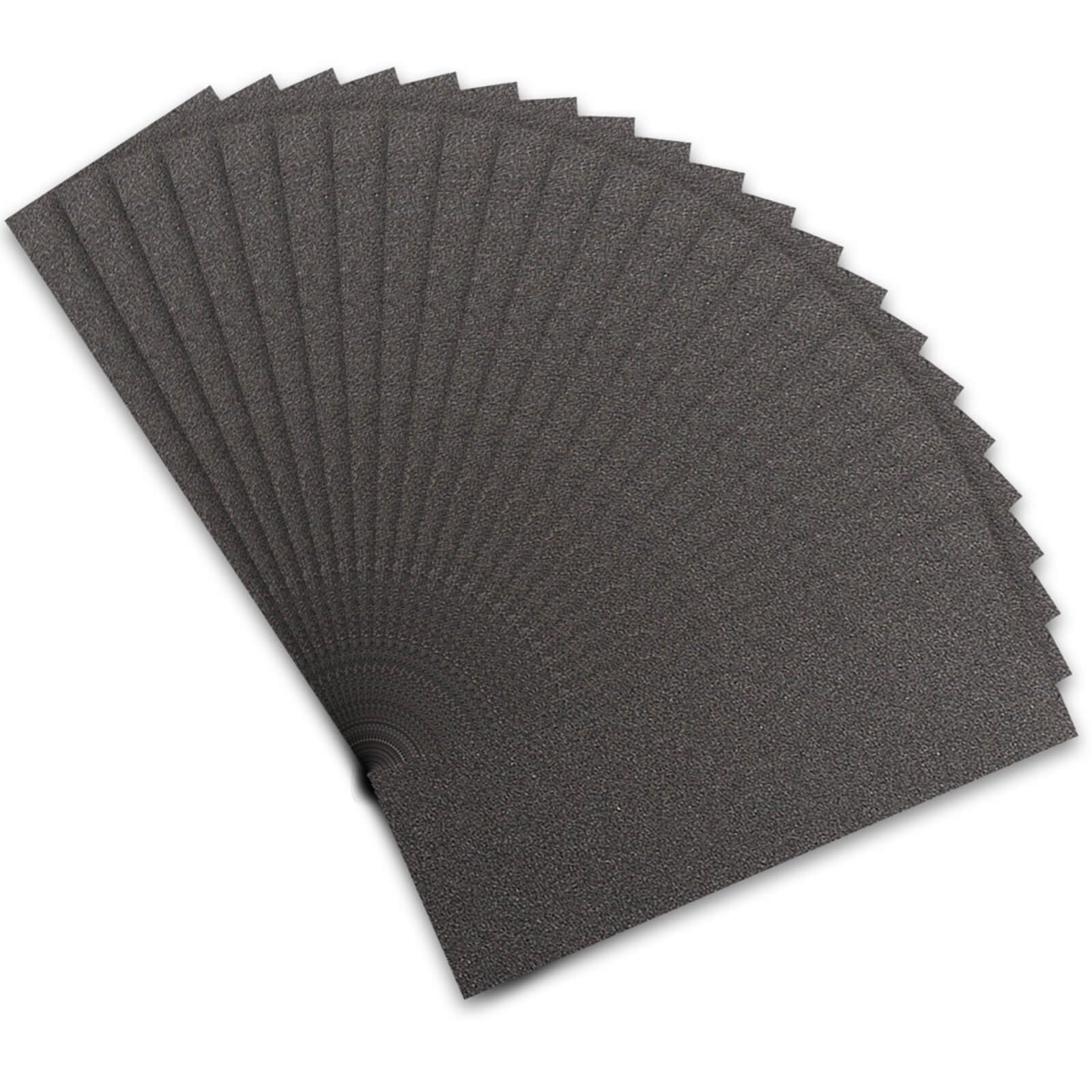 STEBRUAM Wet and Dry Sandpaper 180 Grits, Sandpaper Assorted for Cars Polishing Metals Walls Wood Furniture Sanding, 21 Sheets Sand Paper 9x3.6 Inch