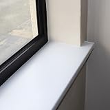 Eurocell 300mm White UPVC Window Board Cill Cover 1.25m 9mm Thick Plastic Sill view 3
